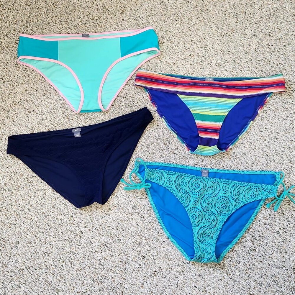 Aerie Swim Bottoms Set of 4 XL